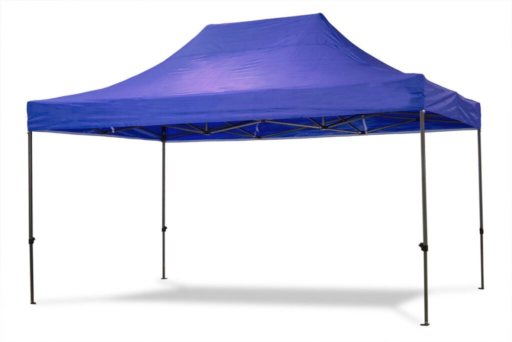 vouwtent blauw 3x4,5